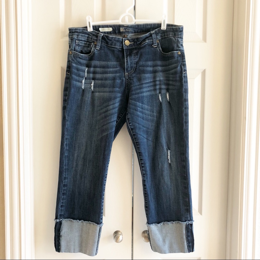 Kut from the Kloth Cameron Straight Leg Crop